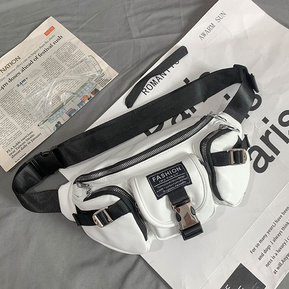 IMELON Túi Nhỏ Đeo Chéo Ngực / Hông Đa Năng Phong Cách Đường Phố Cho Nam Và Nữ