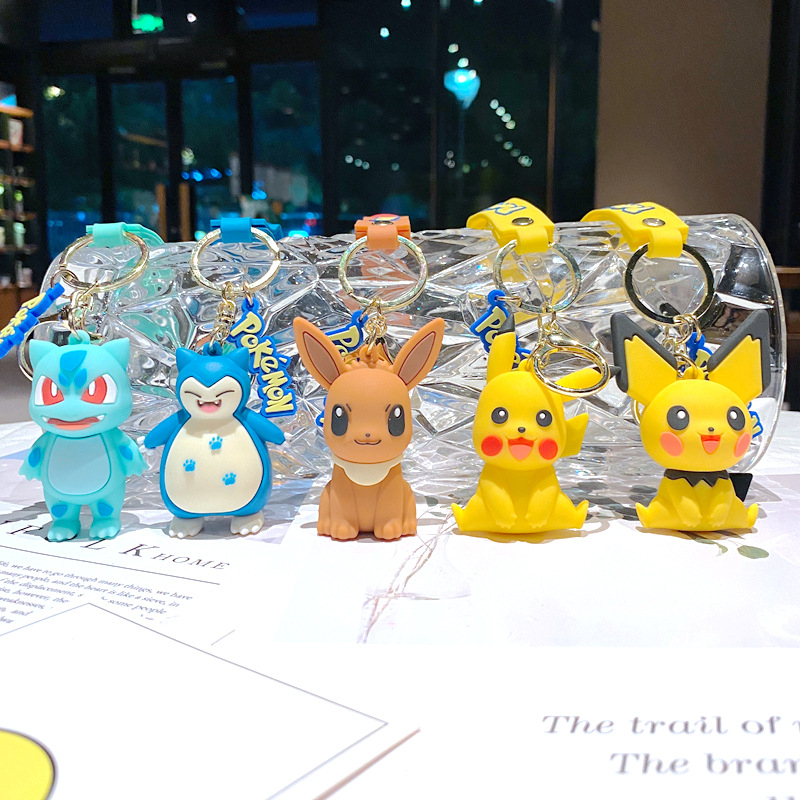 Móc Khóa Xe Hơi Hình pikachu Xinh Xắn Hoạt Hình