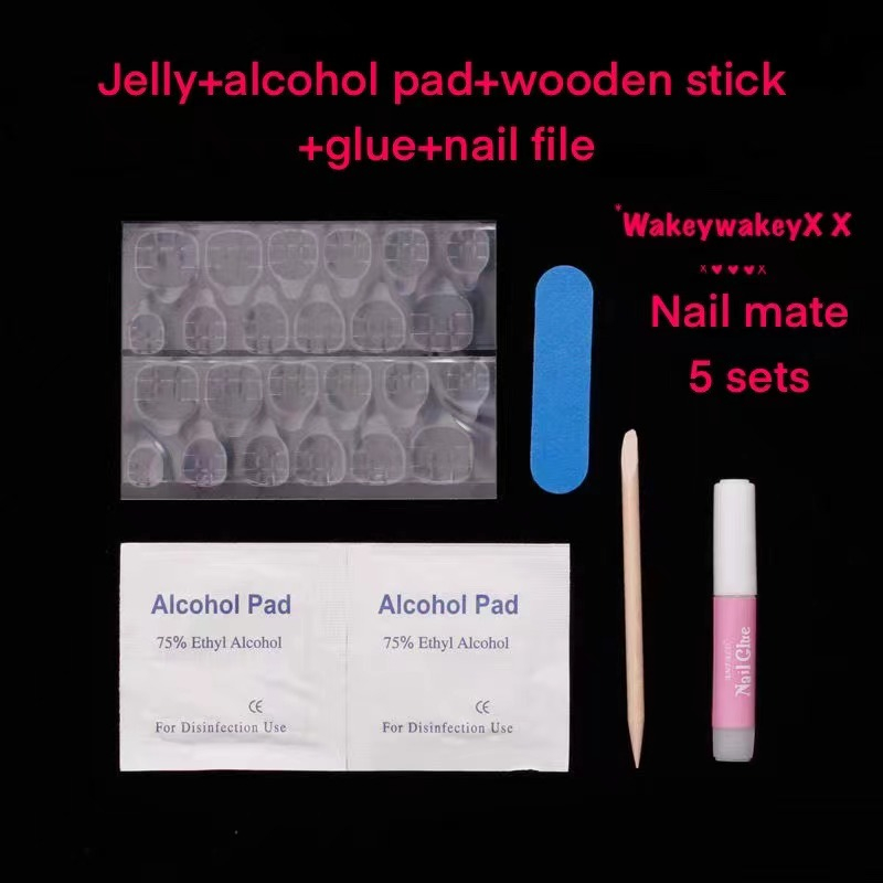 Dễ Thương Móng Tay handmade Ba Chiều Dài Trung Bình Hình Chú Heo Đáng Yêu Dễ Phối Đồ Phong Cách ins