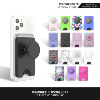 Giá đỡ điện thoại kiêm ví giữ tiền POPSOCKETS hỗ trợ công nghệ sạc không dây MagSafe tiện lợi