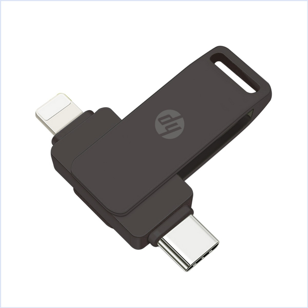 Ổ Đĩa flash 1tb 3 Trong 1 Bằng Kim Loại Chống Nước Tốc Độ Cao Cho iphone type-c android phone laptop / pc