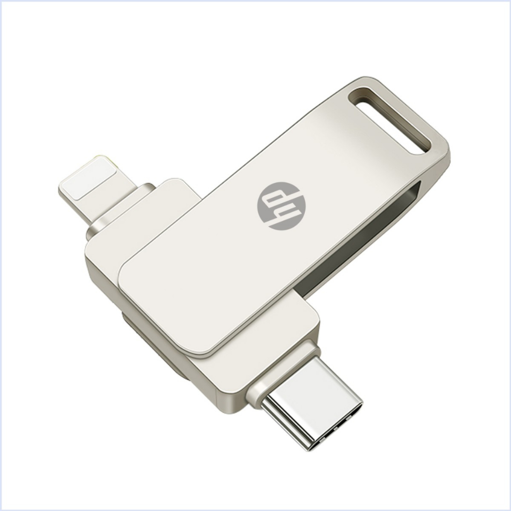 Ổ Đĩa flash 1tb 3 Trong 1 Bằng Kim Loại Chống Nước Tốc Độ Cao Cho iphone type-c android phone laptop / pc