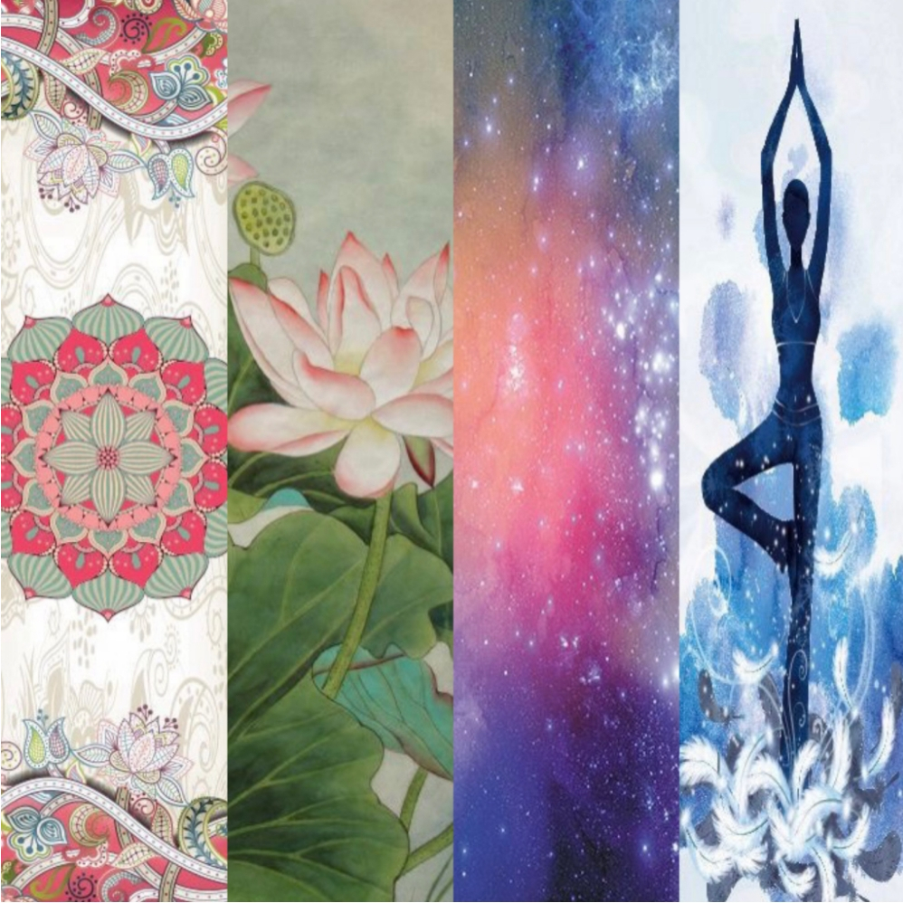 Yoga Mat trải khăn thấm mồ hôi chống ẩm trượt yoga trải khăn in yoga chăn yoga di động vệ sinh