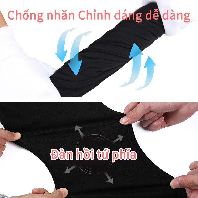 Quần âu nam Hàn Quốc quần tây nam đen dáng ôm vải co giãn không nhăn Cao Cấp