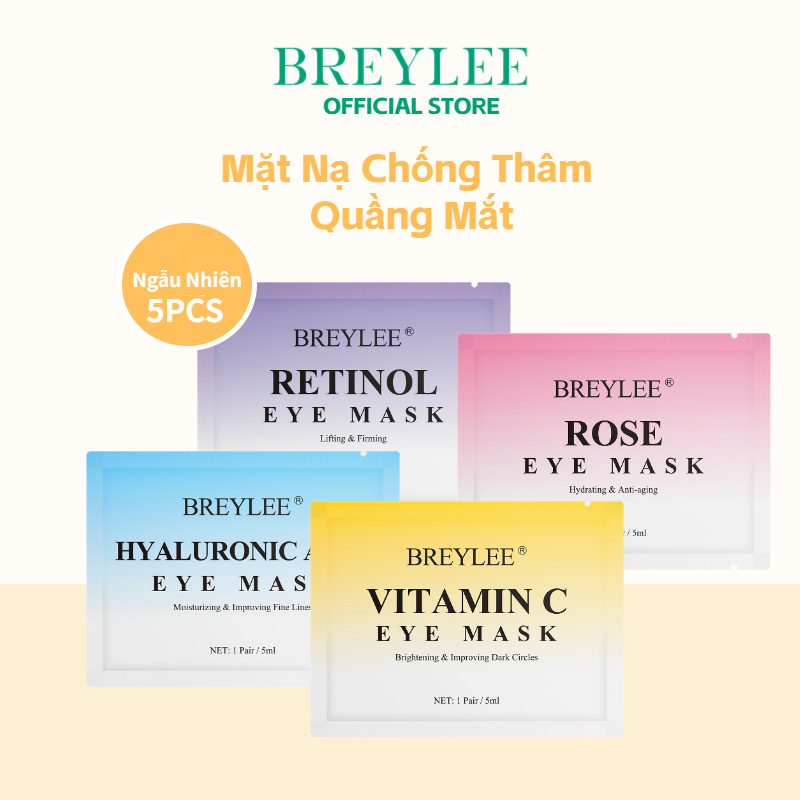 5PCS Miếng Mặt Nạ Mắt BREYLEE Chất Lượng Cao