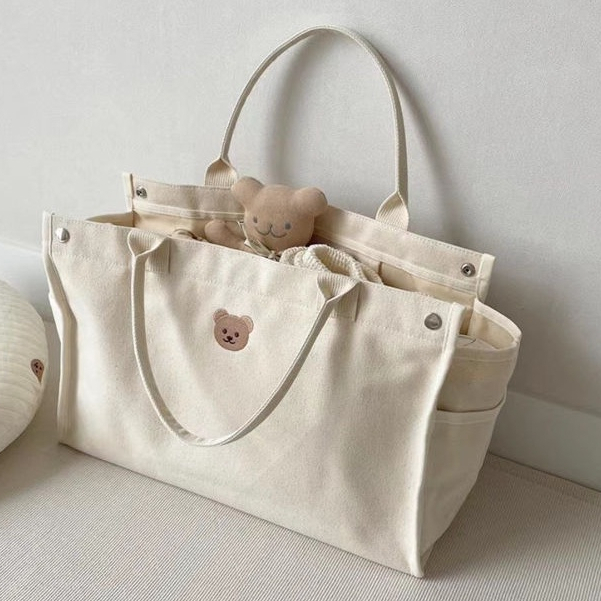 Túi Xách Cỡ Lớn Thêu Họa Tiết Thời Trang Cho Mẹ Bầu