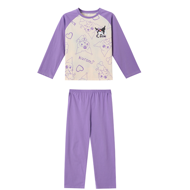 Dễ Thương Bộ Đồ Ngủ Pijama Tay Dài In Hình Gấu Đáng Yêu Cho Bé Gái