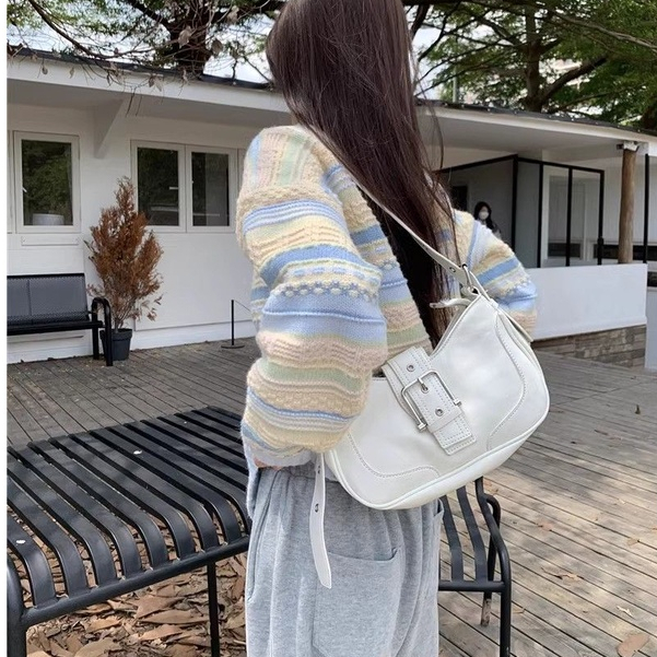 Áo Len Áo Cadigan áo khoác cardigan áo cardigan Thời trang hàn quốc len chữ thêu tiểu thư phong cách học sinh Hàn quốc