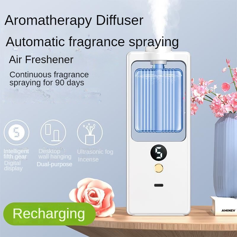 Máy Khuếch Tán Tinh Dầu Tự Động Khử Mùi Cho toilet