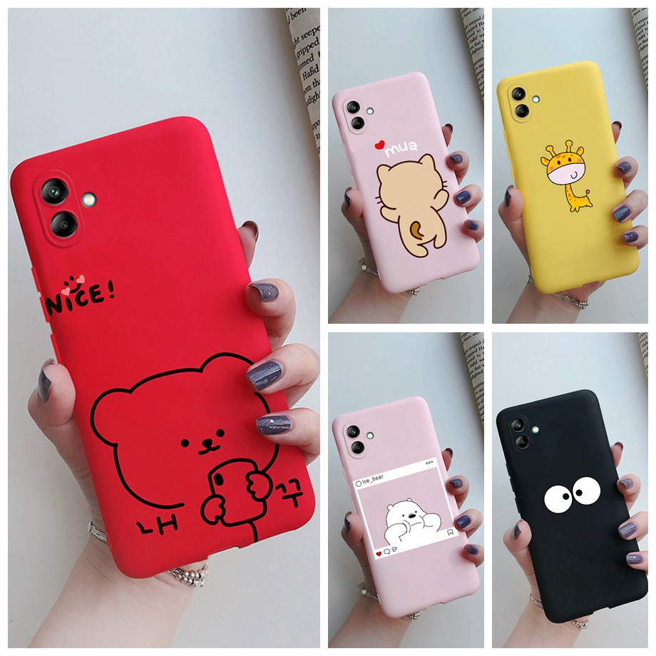 Samsung Ốp Điện Thoại tpu Dẻo Chống Sốc Màu Sắc Ngọt Ngào Xinh Xắn Cho samsung galaxy a05 samsung a0