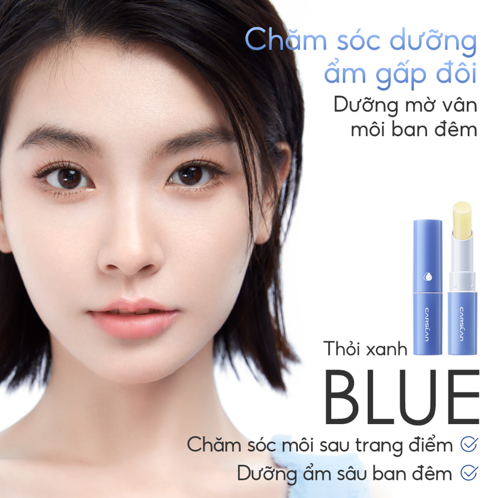 Son dưỡng ẩm CARSLAN chăm sóc môi lâu trôi 2.8g