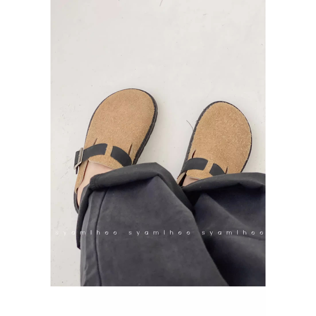 Giày birkenstock Mùa Thu 2023 Đế Dày Phối Màu Phong Cách Mới