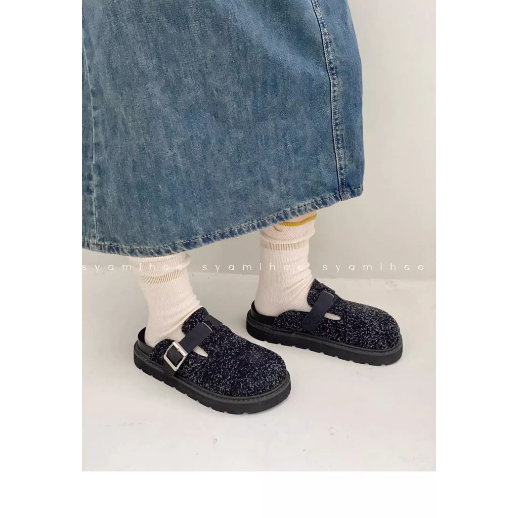 Giày birkenstock Mùa Thu 2023 Đế Dày Phối Màu Phong Cách Mới