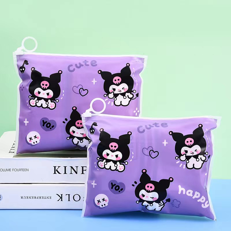 SANRIO Túi Đựng Bút Bằng PVC Trong Suốt Chống Nước Hình Cinnamoroll Dễ Thương