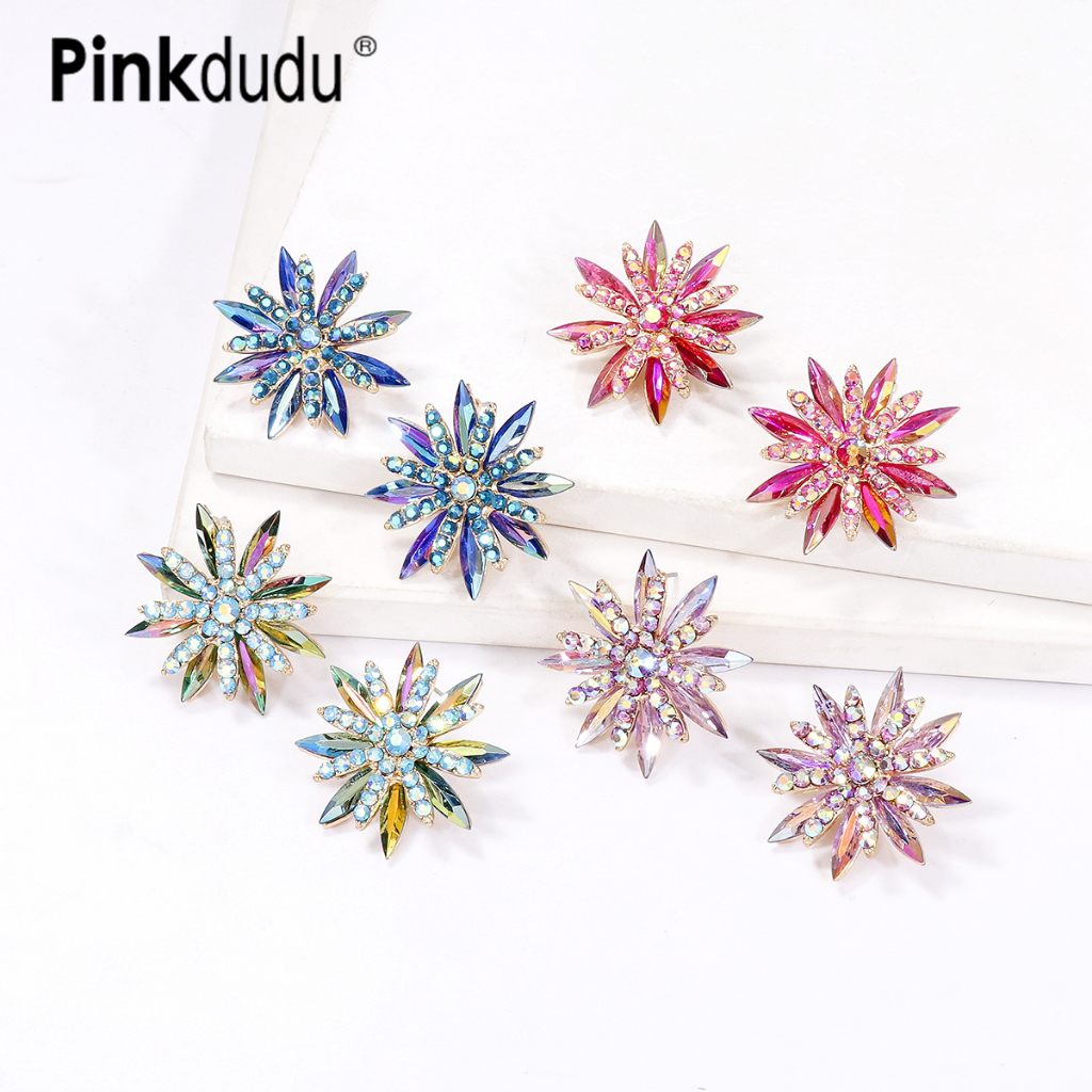Pinkdudu Bông Tai Hình Hoa Tuyết Ngôi Sao Năm Cánh Bằng Hợp Kim Thanh Lịch Thời Trang Cho Nữ pd1598