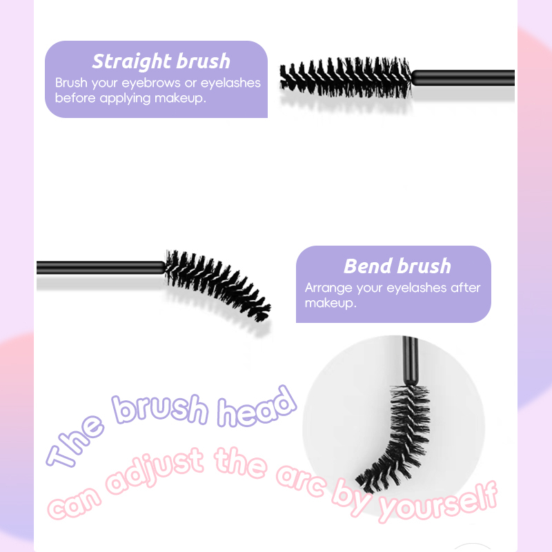 Set 3 Lọ Keo Dán Lông Mi Giả + Bông Tăm + Cọ Trang Điểm Lông Mi