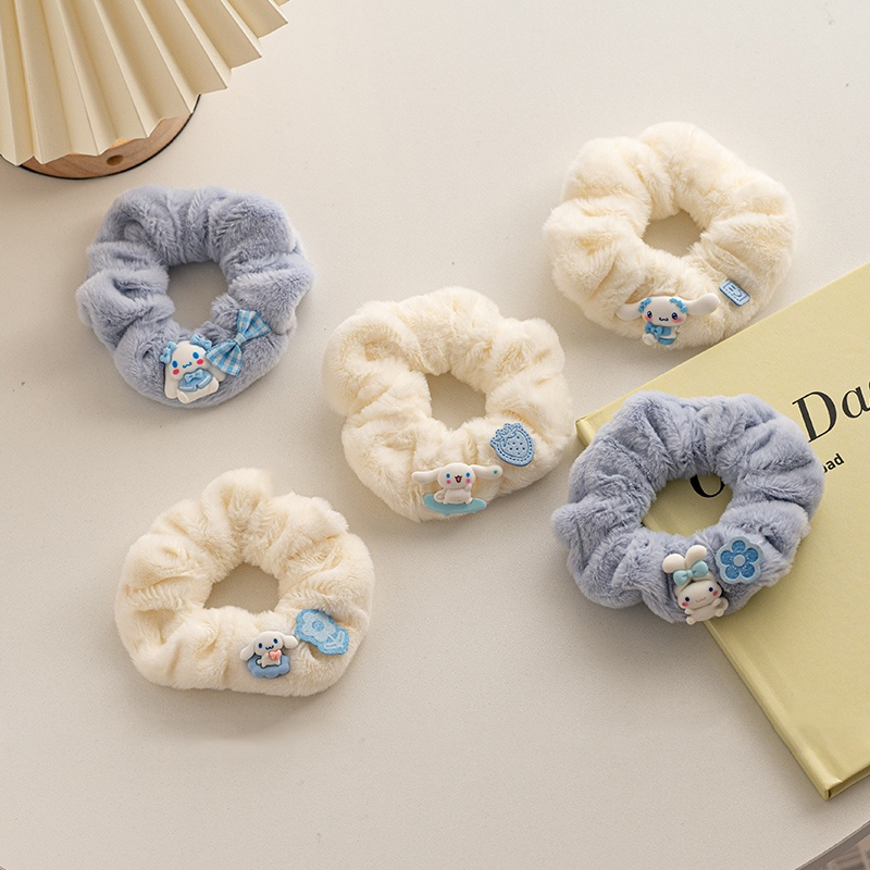 Beautycoco🍊Dây Buộc Tóc Acrylic Hình Chú Chó Dễ Thương Cho Nữ