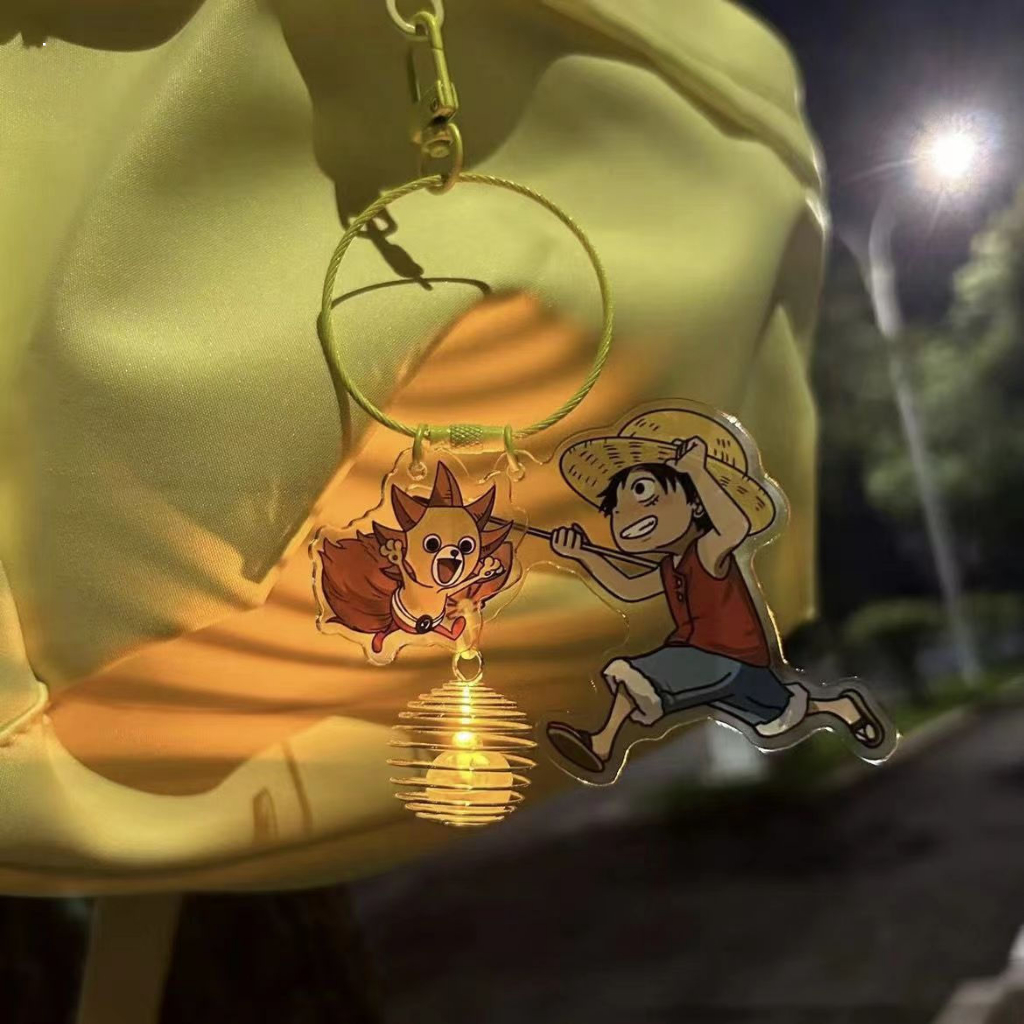 Móc Khóa Hình luffy one piece Phát Quang Độc Đáo