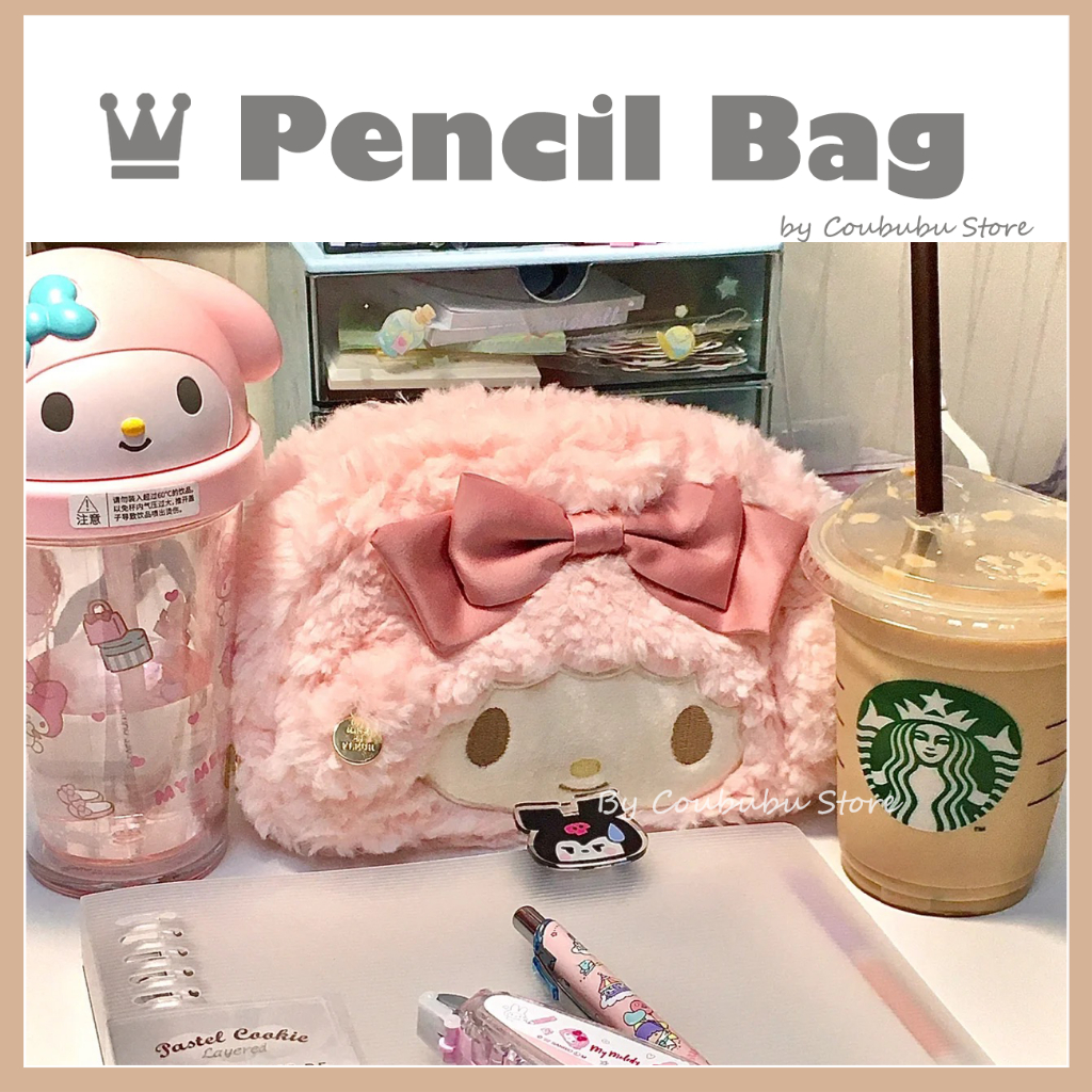✿Giày Thể Thao coububu coububu coububu Cao Cấp Thời Trang✿ Túi Đựng Bút / Mỹ Phẩm Hình melody Nhồi Bông Dễ Thương