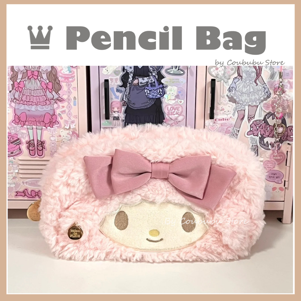 ✿Giày Thể Thao coububu coububu coububu Cao Cấp Thời Trang✿ Túi Đựng Bút / Mỹ Phẩm Hình melody Nhồi Bông Dễ Thương