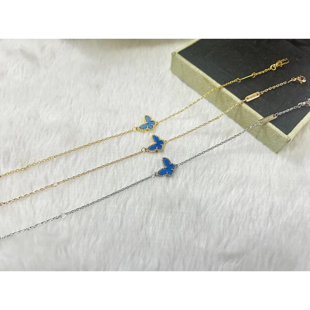 Vòng Tay Hình Bướm Màu Xanh Lá Cây
