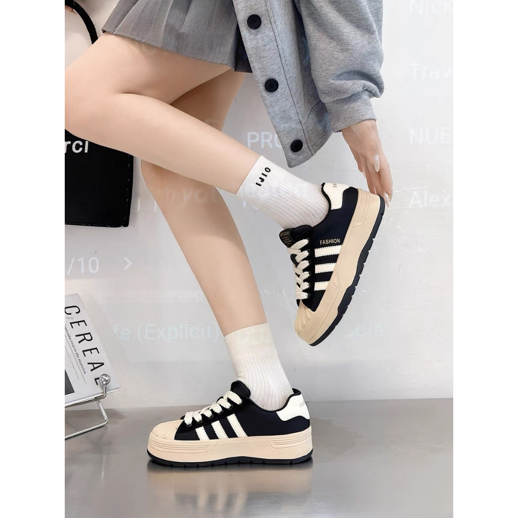 Giày Thể Thao Thoáng Khí Không Trượt Thời Trang Hàn Quốc Cho Nữ