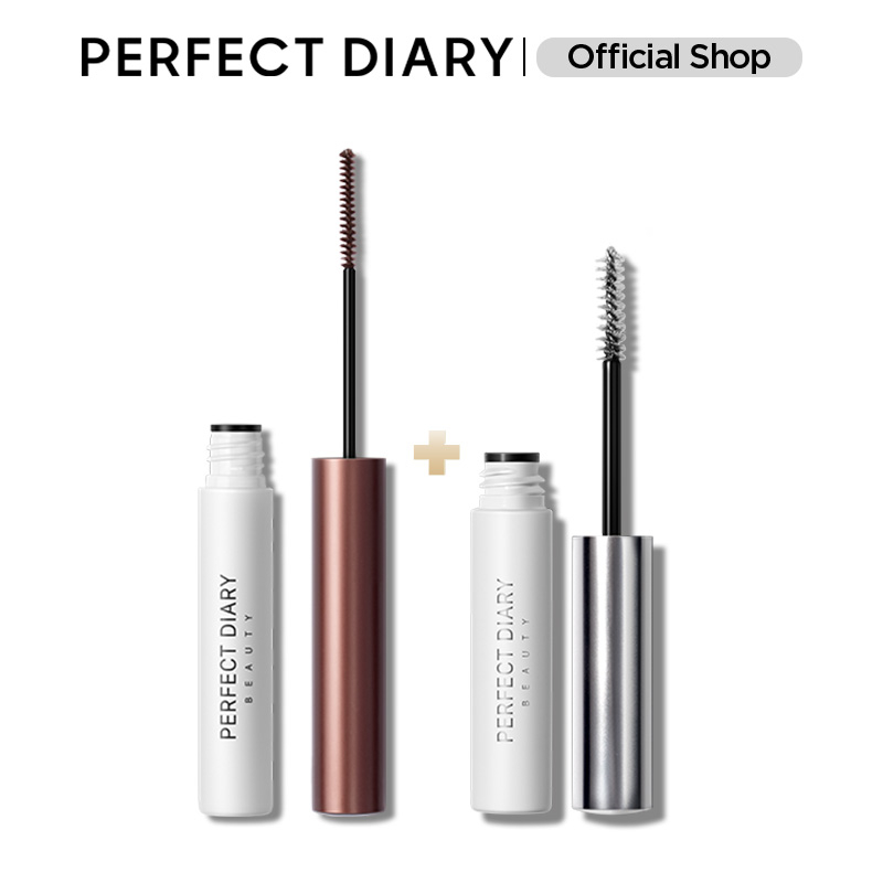 Bộ mascara kèm kem lót lông mi Perfect Diary chuốt dài lông mi lâu trôi