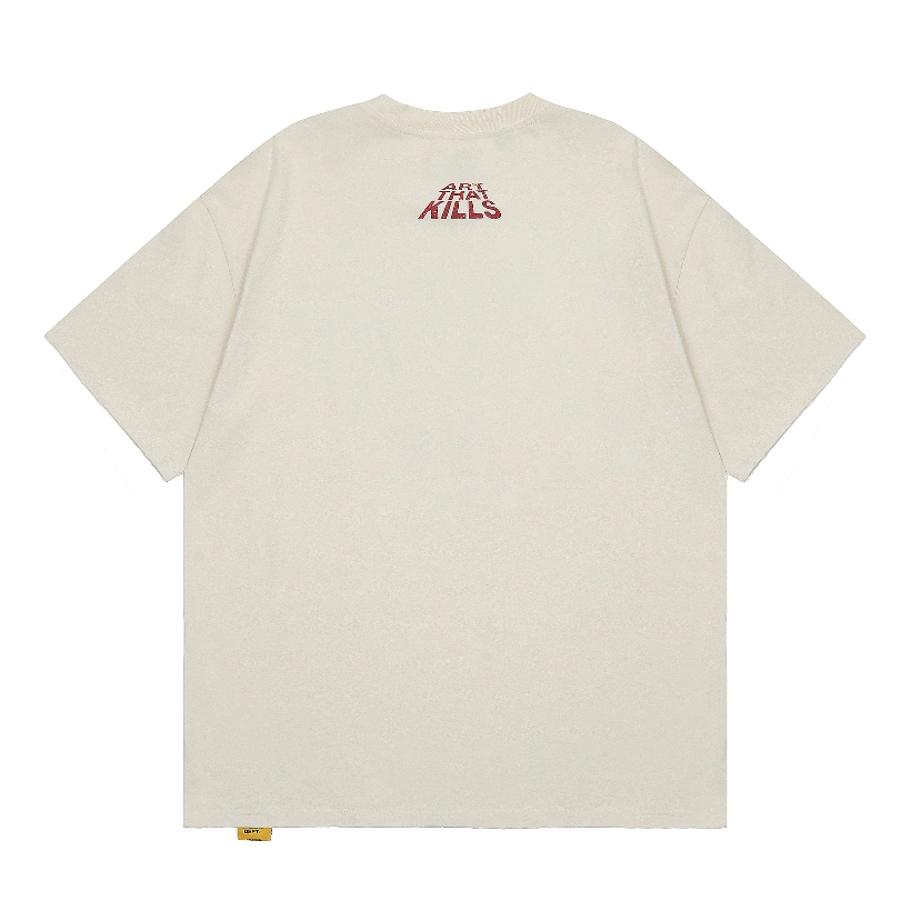 Đường Phố Mặc Nhà Ngoại Vi Hàng Đầu dept. Anh đến trễ rồi! Áo Thun Ngắn Tay Form Rộng Phong Cách Cá Tính Dành Cho Cả Nam Và Nữ