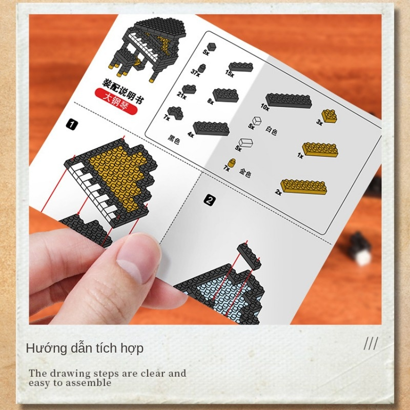 Đồ Chơi Lắp Ráp Đàn Piano Cho Bé GYLMY60