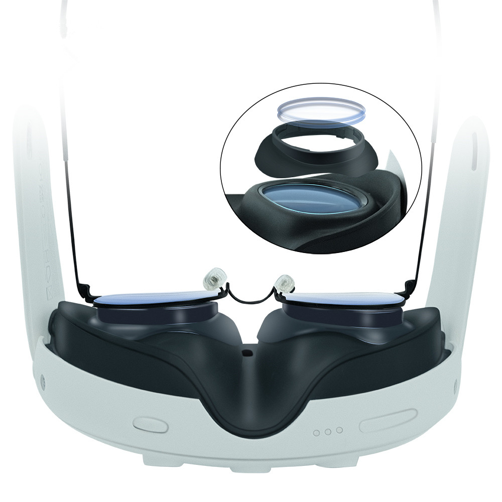 Gọng Kính Cho Tai Nghe Chụp Tai meta quest 3 vr