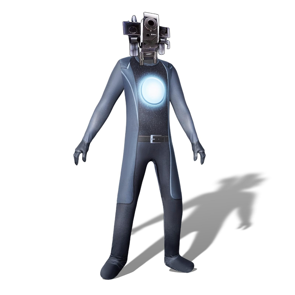 Skibidi Bộ Đồ Hóa Trang Nhân Vật Trong Game toilet Độc Đáo Cho Bé