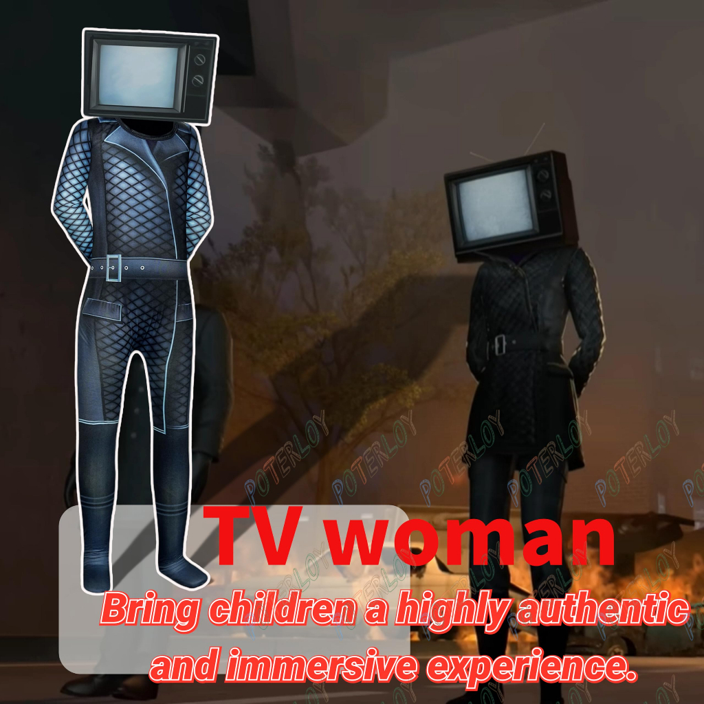 Skibidi Bộ Đồ Hóa Trang Nhân Vật Trong Game toilet Độc Đáo Cho Bé