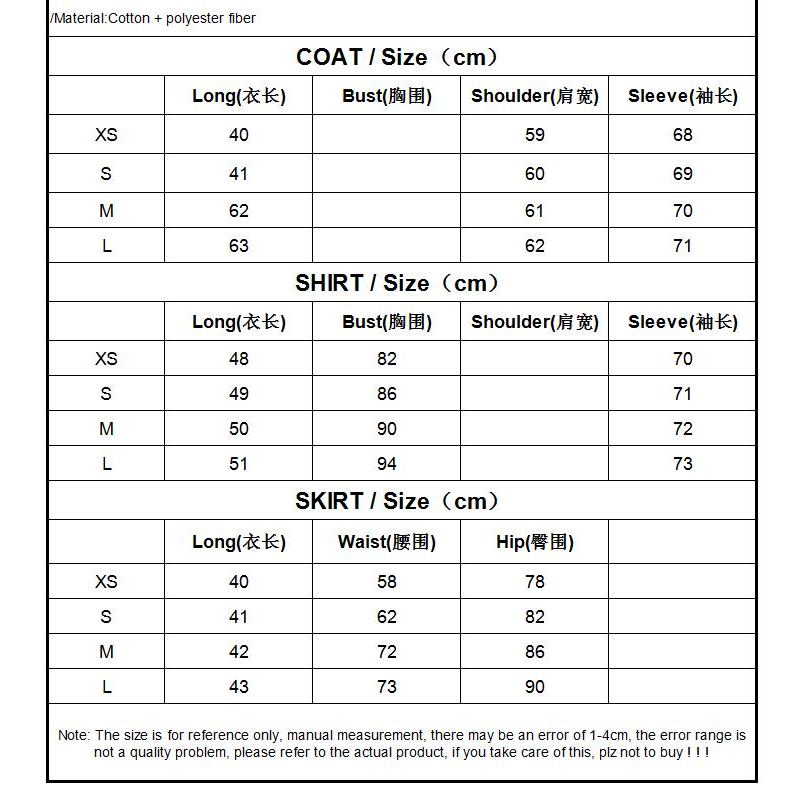 Xs Bộ Áo Khoác Da pu Dài Tay Có Khóa Kéo + Áo Sơ Mi Trắng Dài Tay + Chân Váy Chữ a Lưng Cao Xếp Ly Thời Trang Cho Nữ