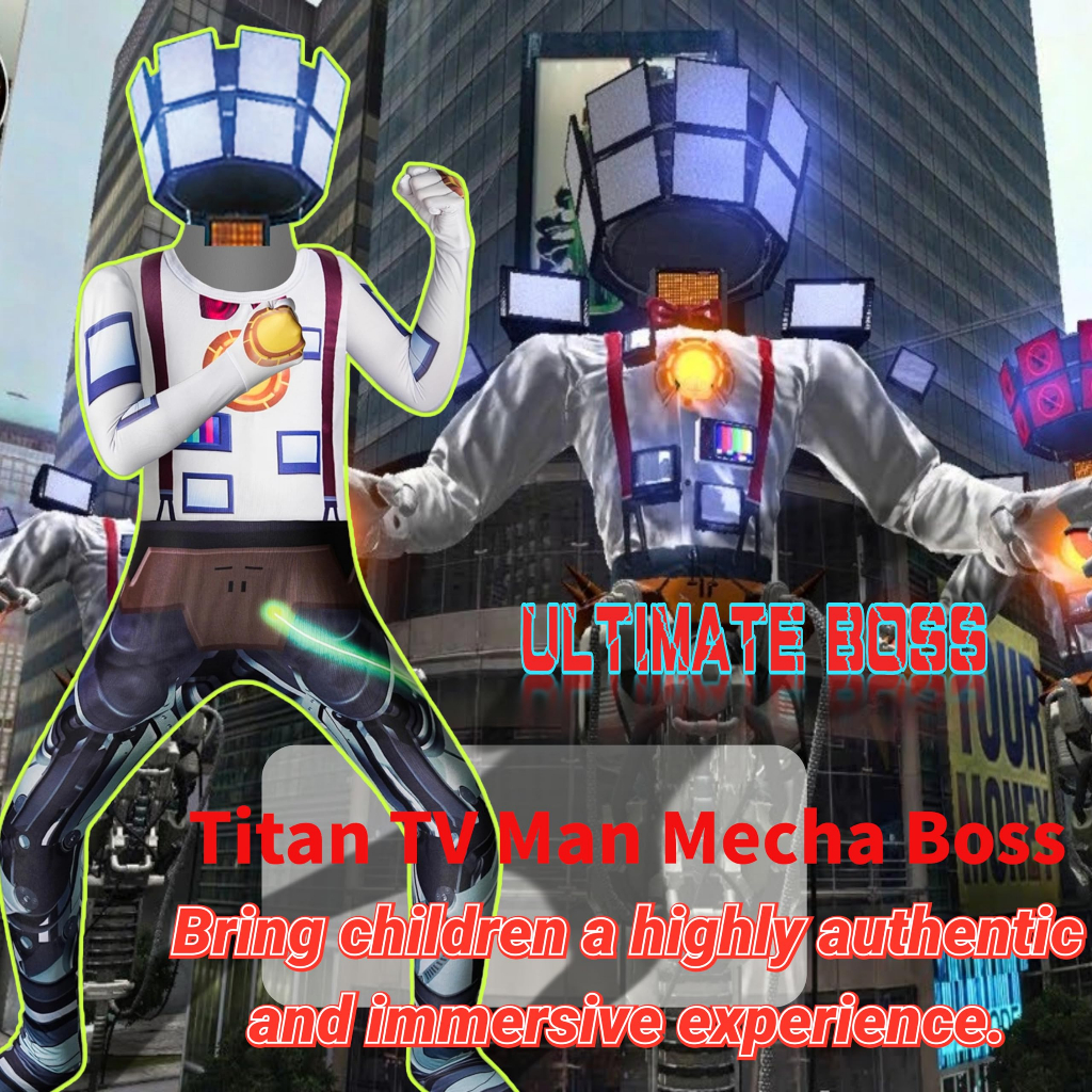 Skibidi Bộ Đồ Hóa Trang Nhân Vật Trong Game toilet Độc Đáo Cho Bé