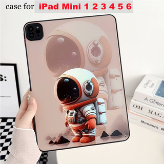 For ipad mini 1 2 3 4 5 6 cute cartoon astronaut back cover shockproof tablet pc case