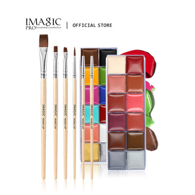 Bảng Màu Vẽ Cơ Thể imagic 12 Màu Trang Điểm Dịp halloween Màu Sắc