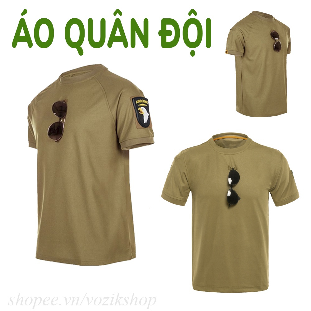 ZITY Áo thun phong cách quân đội thời trang dành cho nam cỡ S-4XL Thun Tay Ngắn Màu Trơn Phối Nút Nhanh