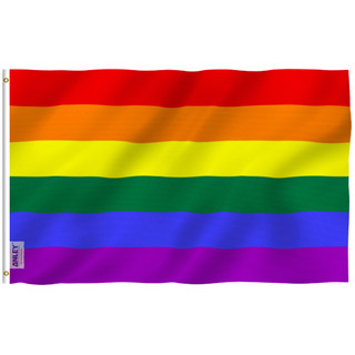 Cờ Cầu Vồng anley 3x5 ft - gay lgbt pride day parade lgbtq