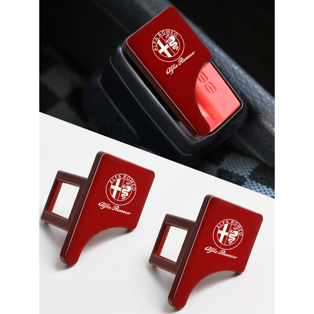 1 Chốt Khóa Dây An Toàn Bằng Kim Loại Cho Xe Hơi alfa romeo 159 147 156 giulietta 147 159 mito