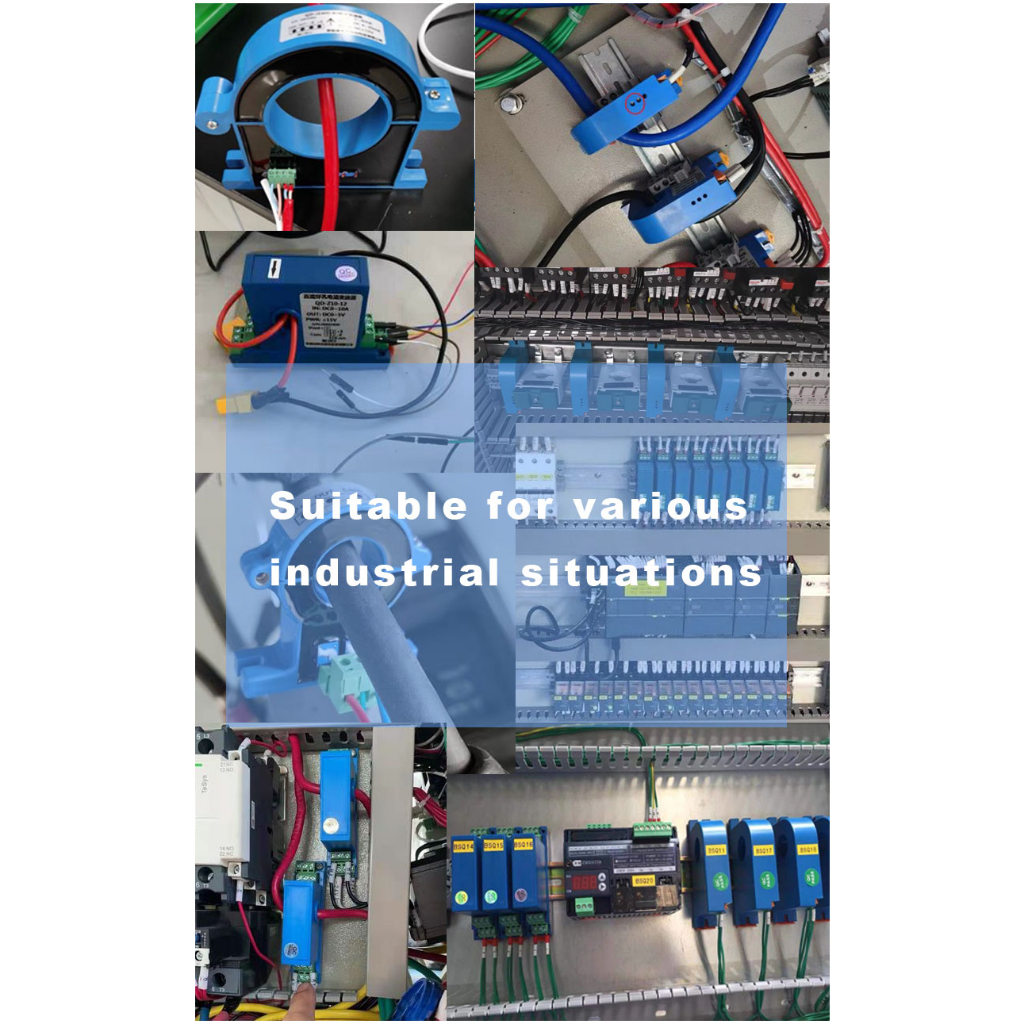 Cảm Biến Dòng Điện ac 100a Đầu Ra 20mm 4-20ma 0-20ma 0-5v 10v