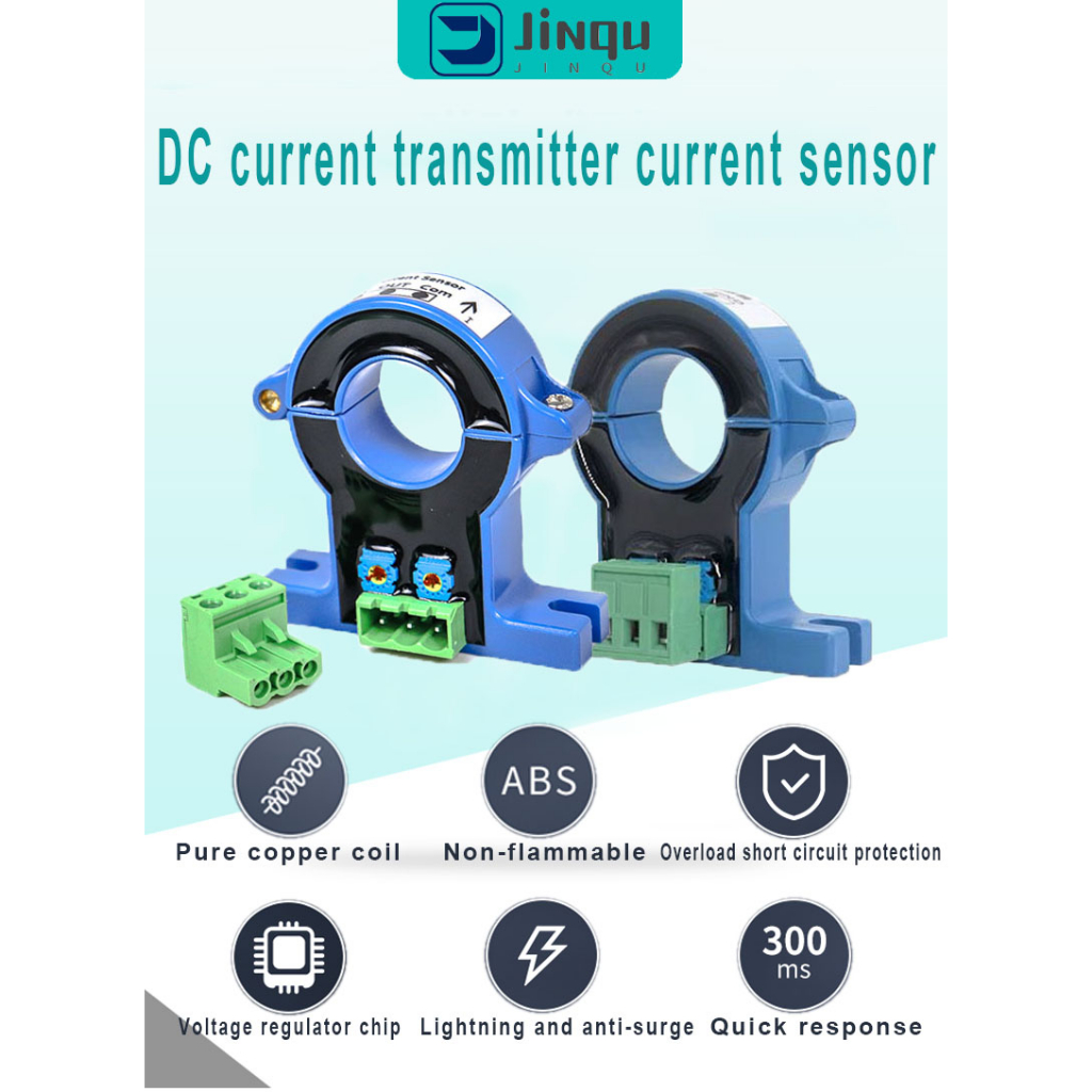 Cảm Biến Dòng Điện ac 100a Đầu Ra 20mm 4-20ma 0-20ma 0-5v 10v