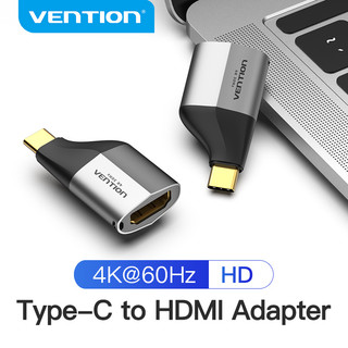 Đầu chuyển đổi Vention Từ Usb Type-C Sang Hdmi Hỗ Trợ 4k 30hz Phù Hợp Cho Huawei Samsung Notebook