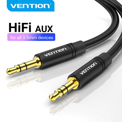 Dây cáp âm thanh Vention đầu cắm 3.5mm tiện dụng chất lượng cao