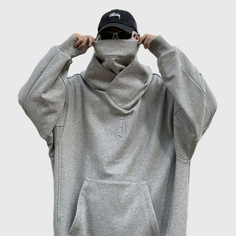 Mới Áo hoodie cotton Cổ Cao áo hoodie nữ Dáng Rộng áo hoodie nam Thời Trang retro Mỹ Chất Lượng Cao áo hoodie bigsize Nam Nữ