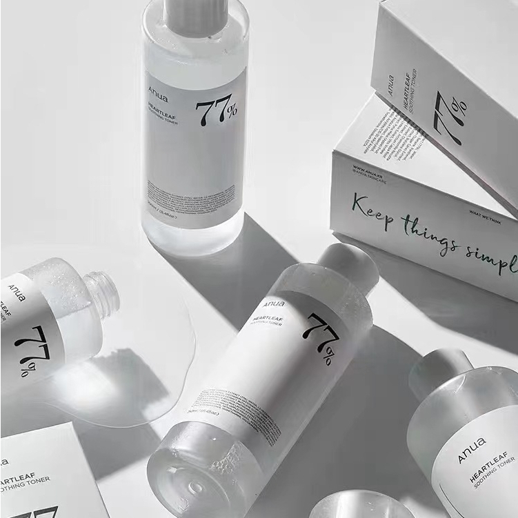 Toner ANUA chiết xuất diếp cá làm dịu da Heartleaf 77% daily relief lotion 250ml