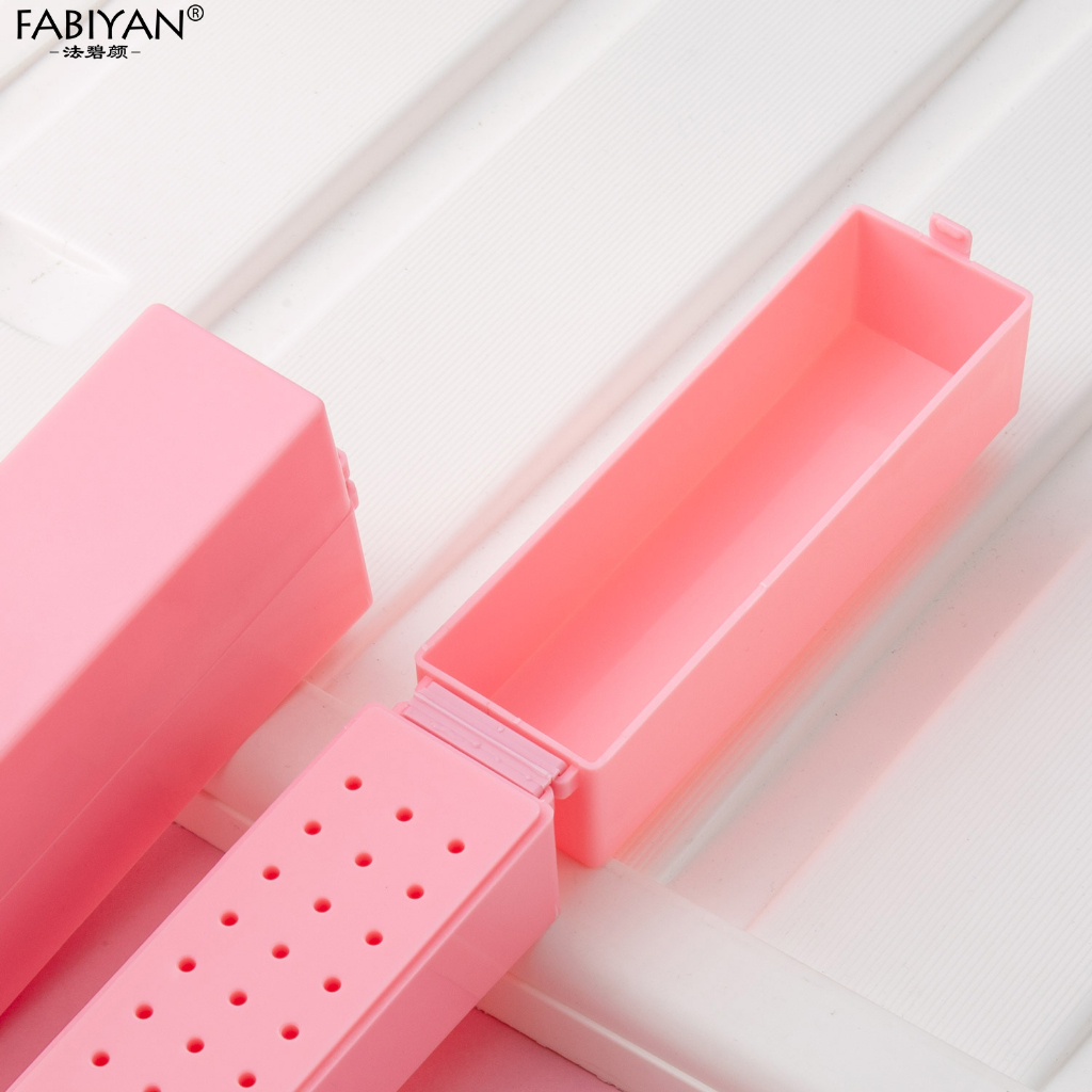 Hộp đựng đầu mài 32/48/100lỗ /Giá Đỡ Đầu Mài Móng Tay Tiện Lợi