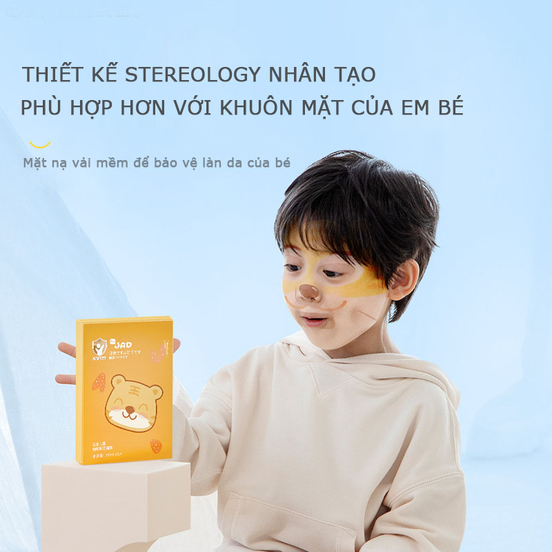 Mặt nạ trẻ em 3-15 tuổi Hydrating Hydrating Moisturizing Sun After Repair Mask Patch cho trẻ em gái