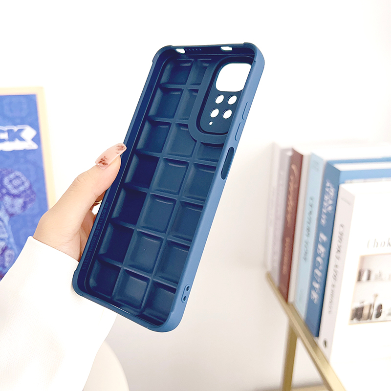 Mềm Ốp Điện Thoại Silicon Viền Vuông / Socola Bảo Vệ camera Cho xiaomi redmi note 12s 12 11s 11 10s 10 9s 9 pro