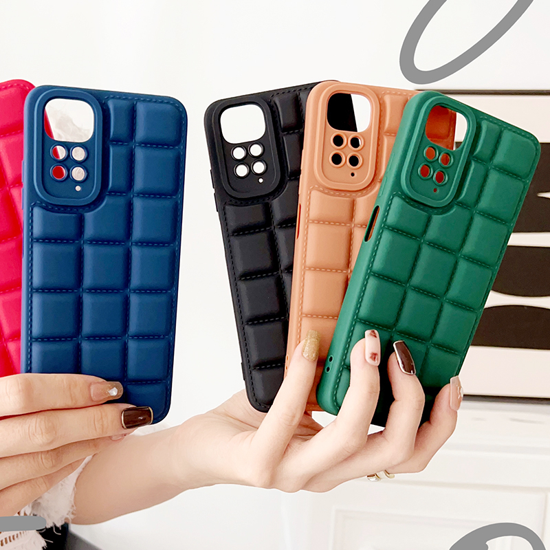 Mềm Ốp Điện Thoại Silicon Viền Vuông / Socola Bảo Vệ camera Cho xiaomi redmi note 12s 12 11s 11 10s 10 9s 9 pro