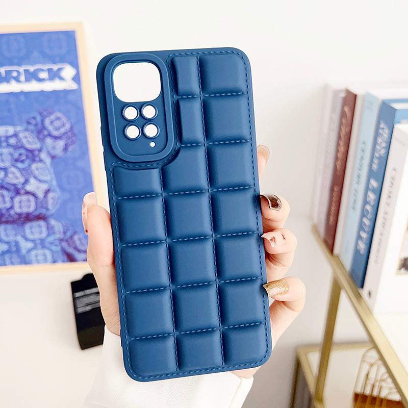 Mềm Ốp Điện Thoại Silicon Viền Vuông / Socola Bảo Vệ camera Cho xiaomi redmi note 12s 12 11s 11 10s 10 9s 9 pro